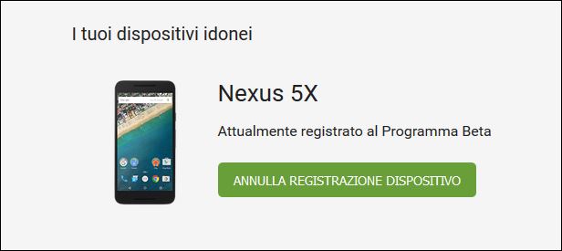 Nexus 5x android beta program
