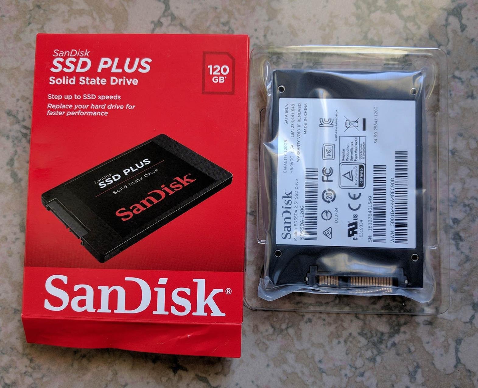SSD Sandisk Plus 120GB